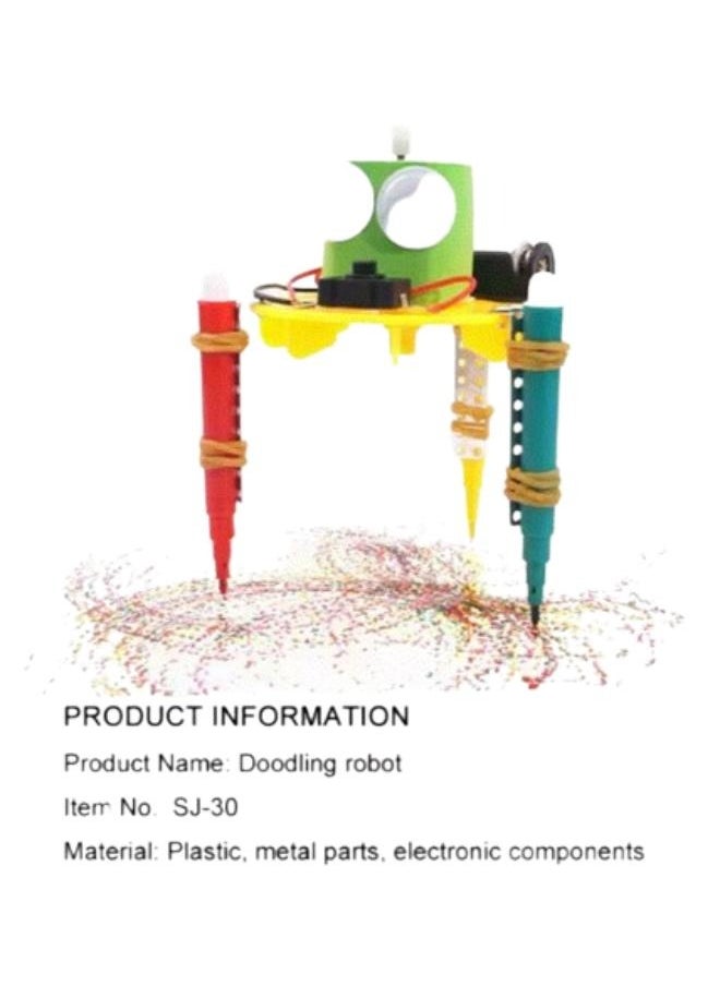 Steam - STEAM Doodling Robot Kit – DIY Creative Drawing Robot Educational STEM Toy – Kids Science Learning Set –+3 Ages – Includes Spare Parts and Accessories – Ideal for Fun & Learning - Image 1