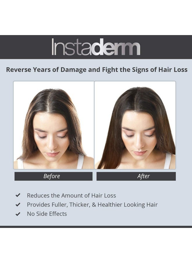 Instaderm Hair Stimulating Growth Serum- Extra Strength, DHT Blocker Hair Regrowth & Follicle Restoration Formula Treatment. Promotes Thicker, Fuller, Longer, Healthier Hair for Men & Women. - Image 5