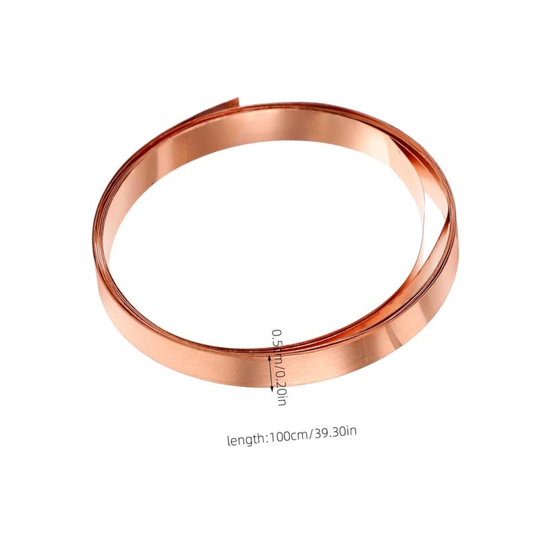 لفائف صفائح النحاس عالية النقاء 1 لفافة لتصنيع السقف والوصلات والمزاريب بنفسك - Image 3