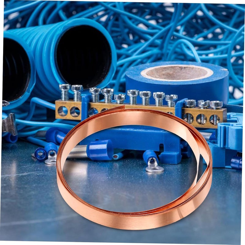 لفائف صفائح النحاس عالية النقاء 1 لفافة لتصنيع السقف والوصلات والمزاريب بنفسك - Image 4