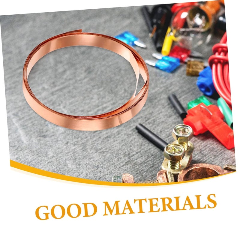 لفائف صفائح النحاس عالية النقاء 1 لفافة لتصنيع السقف والوصلات والمزاريب بنفسك - Image 5