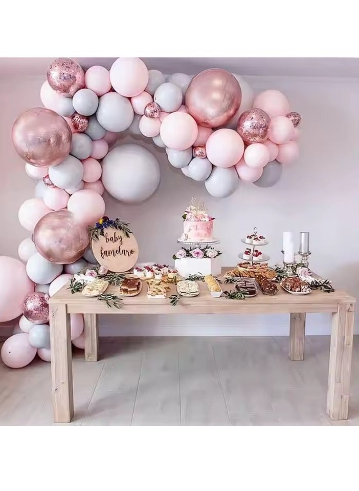 Loquat 133 pcs Balloon Garland Arch Kit，Party Decorations Balloon Garland Kit，Birthday Party Decoration Set，for Baby Wedding Birthday Party Background Decorations - Image 1