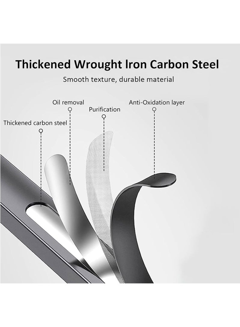 توبيتش منشر غسيل ملابس1.6 متر - مشر ملابس فولاذي 3 طبقات، شراقة ملابس قابلة للطي للداخل والخارج - Image 3