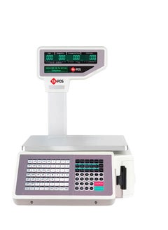 Electronic barcode scale for printing labels from 20 grams - 30 kilograms - 10,000 thousand items + supports tax