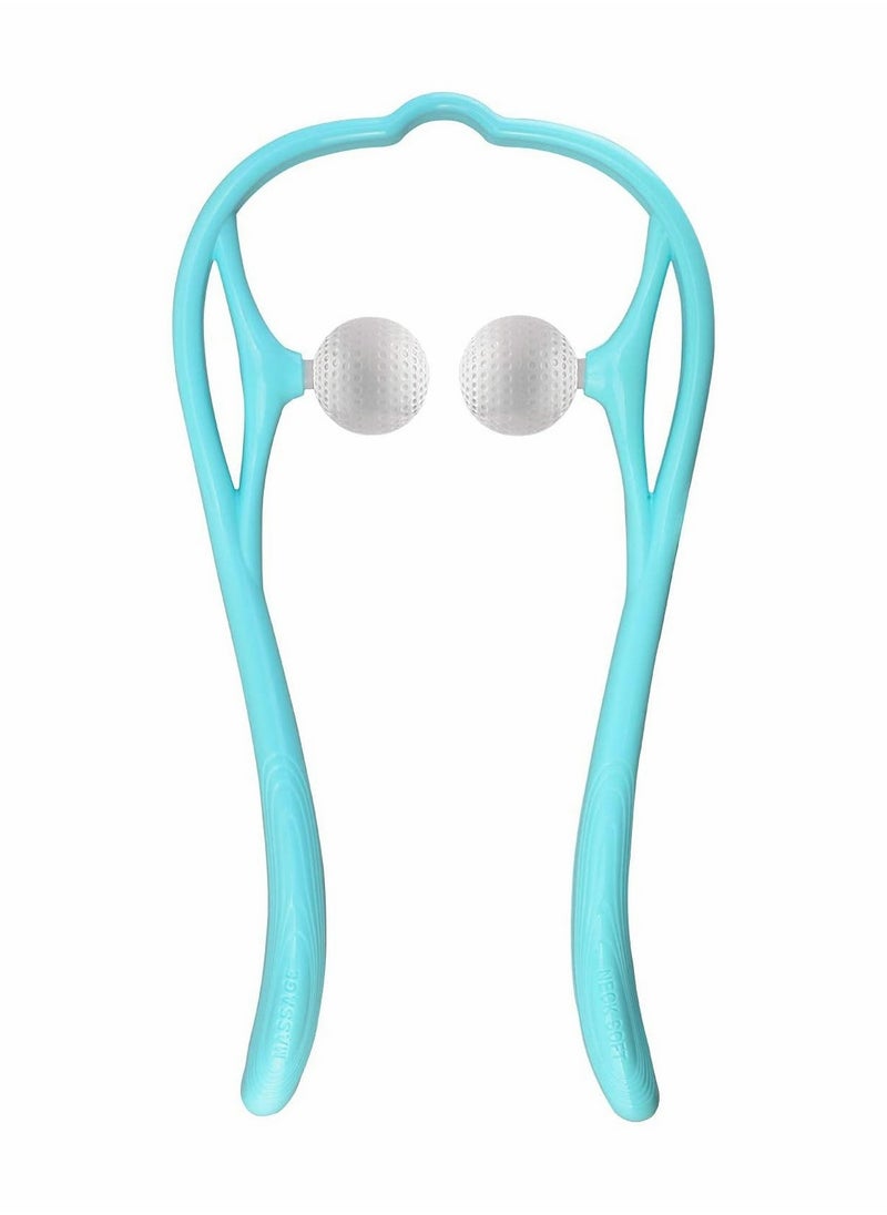 Excefore Neck Massager, Manual Self-Muscle Massage, Shoulder Acupressure Trigger Points, Deep Tissue Massage  - Image 1