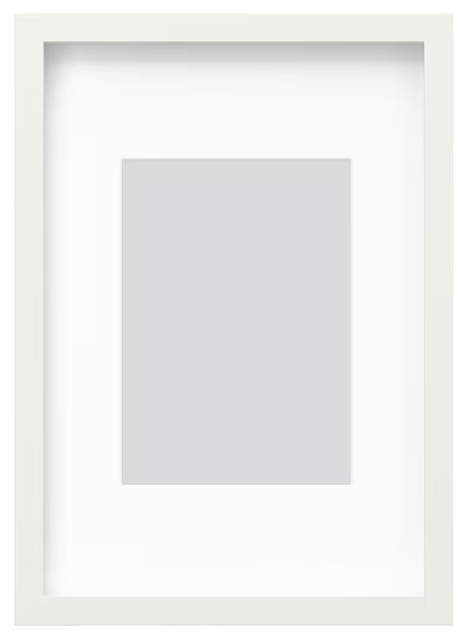 إطار صورة حائط RÖDALM، أبيض، 21x30 سم