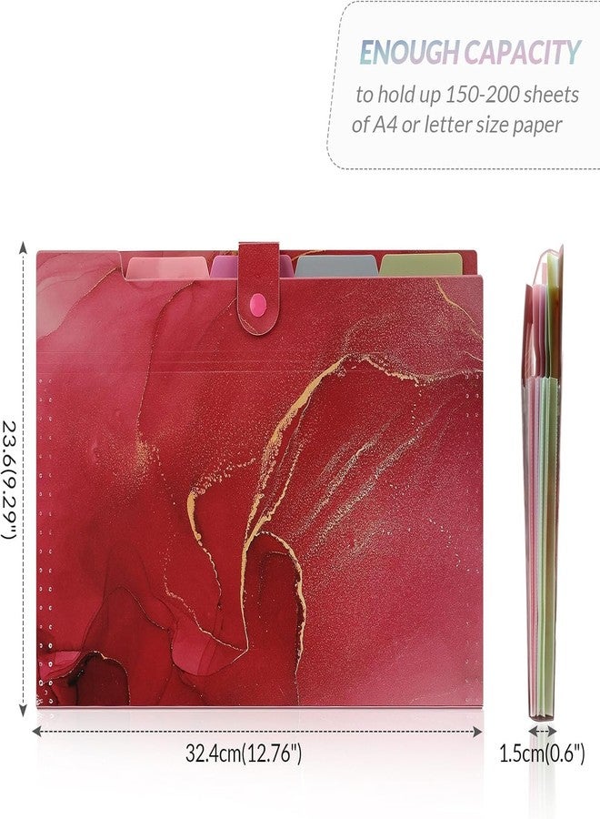 Corslet Pack of 2 File Holder for Documents A4 Size | Document Organizer File for Certificates and Documents | Expanding File Folder, File Folder for Office, Students & Home Use - Image 5