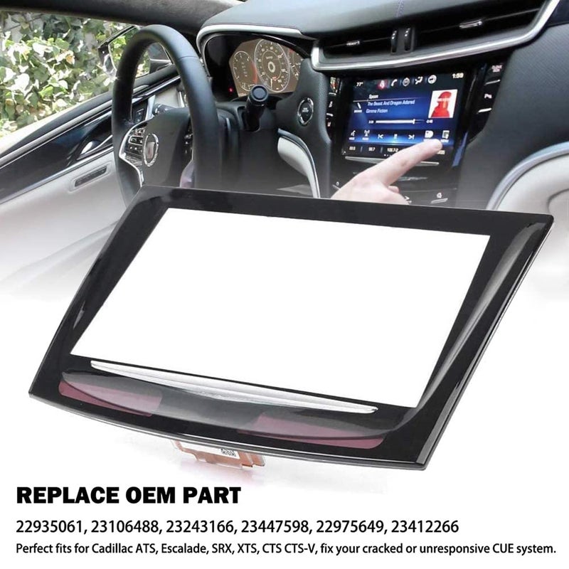 KanSmart Touch Screen for Cadillac Cue Screen Replacement for 2013-2020 Cadillac ATS SRX XTS CTS Escalade Screen Replacement Audio Radio Display + Free Trim Tools - Image 3
