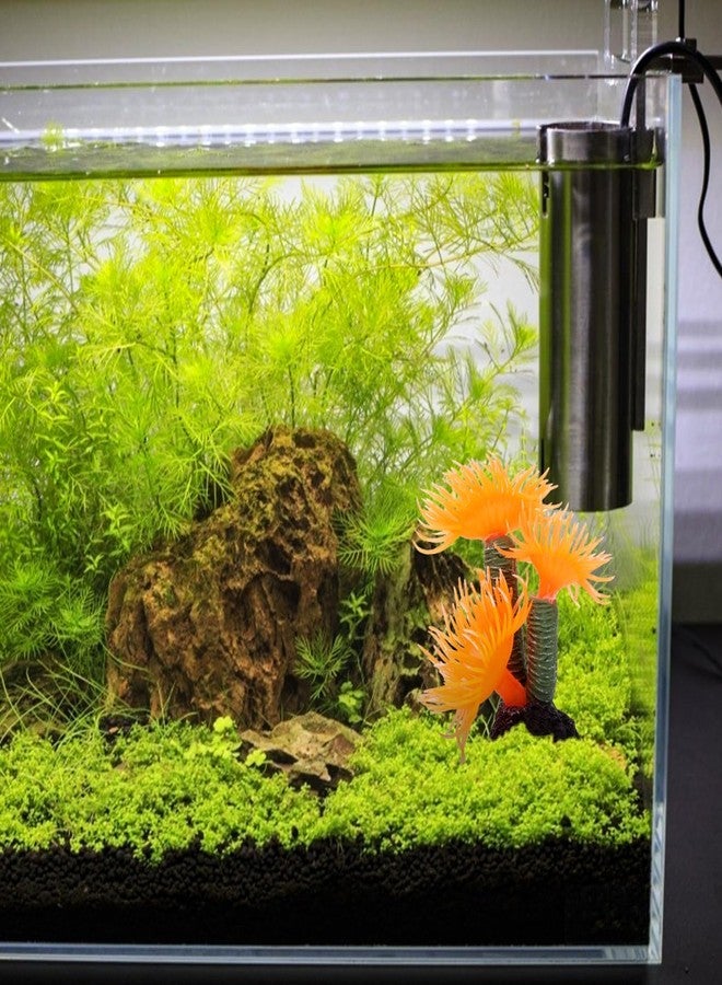 Balacoo Artificial Aquarium Coral Ornament: Resin Coral Reef Decor for Aquarium Landscape, Betta Fish Tank Plants Decor (Orange, 3.1 Inch) - Image 2