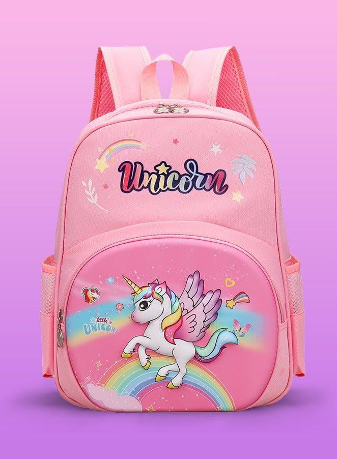Unicorn School Bags for Girls, Kids Travel Bag, Cute Toddler Backpack, Kids school Backpack, Girls Gift, Pink - Image 1