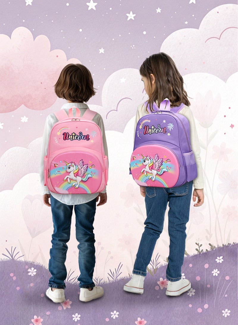 Unicorn School Bags for Girls, Kids Travel Bag, Cute Toddler Backpack, Kids school Backpack, Girls Gift, Pink - Image 5