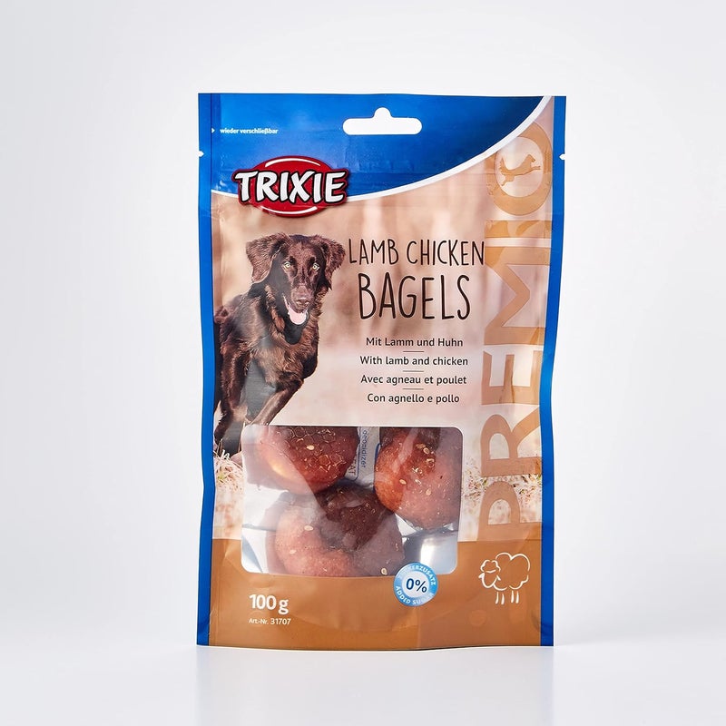 Trixie Premio Lamb Chicken Bagels Dog Treats - 100G - Image 3