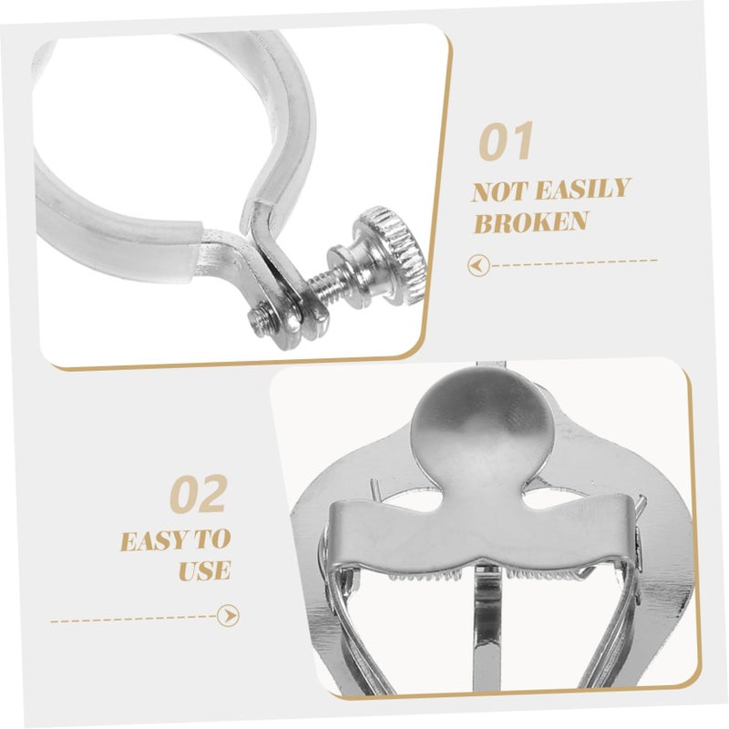 Metal Clarinet Lyre Sheet Music Holder Portable Clamp For Oboe Lightweight Practice Clip - Image 4