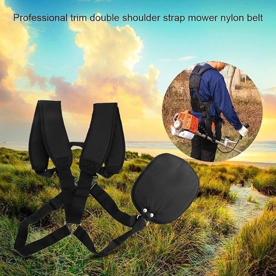 Yuvcon Heavy Duty Belt for Brush Cutter Shoulder Double Strip Jacket Type Adjustable - Image 3