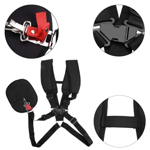 Yuvcon Heavy Duty Belt for Brush Cutter Shoulder Double Strip Jacket Type Adjustable - Image 2