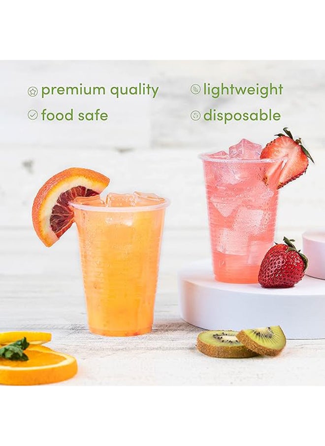 Generic - 500 Pack 7 Oz Clear Disposable Plastic Cups - Image 1