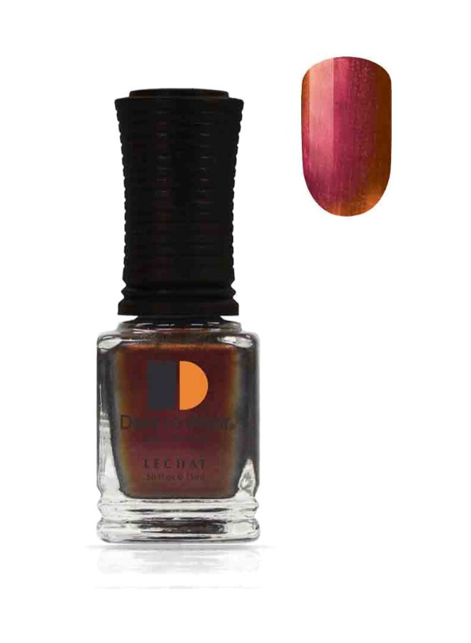 Lechat Nail Polish Color Rich Maroon To Orange To Gold Metallic Finish By Lechat Metallux Eternal Mldw02