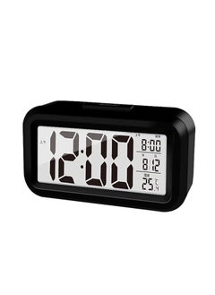Necomi Creative Nightlight Smart Light Led Alarm Clock Bedside Desk Table Electronic Clock Battery Operated Mute Luminous Alarm Clock，Auto Night Mode With Adjustable Light For Kids Students  - Image 1