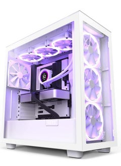 ان زد اكس تي كيس NZXT H7 Elite  ابيض  - Image 1