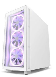 ان زد اكس تي كيس NZXT H7 Elite  ابيض  - Image 4