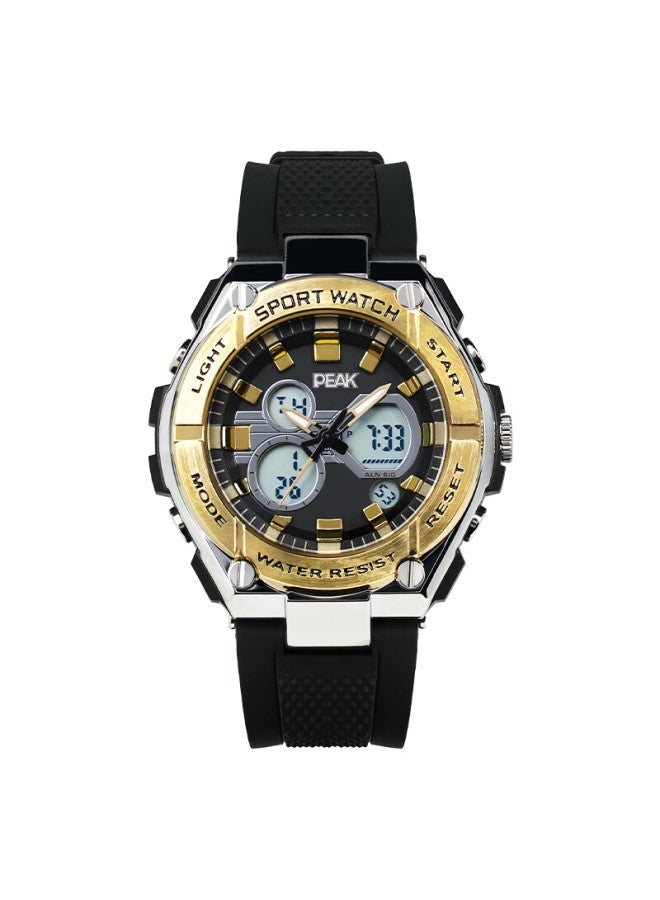 Peak Sports Electronic Watch For Elementary, Middle, And High School Students, Unisex Night Light Waterproof Shockproof Multi-Function Wristband Alarm Clock Stopwatch, 6-12 Years Old Children'S Festiv - Image 1