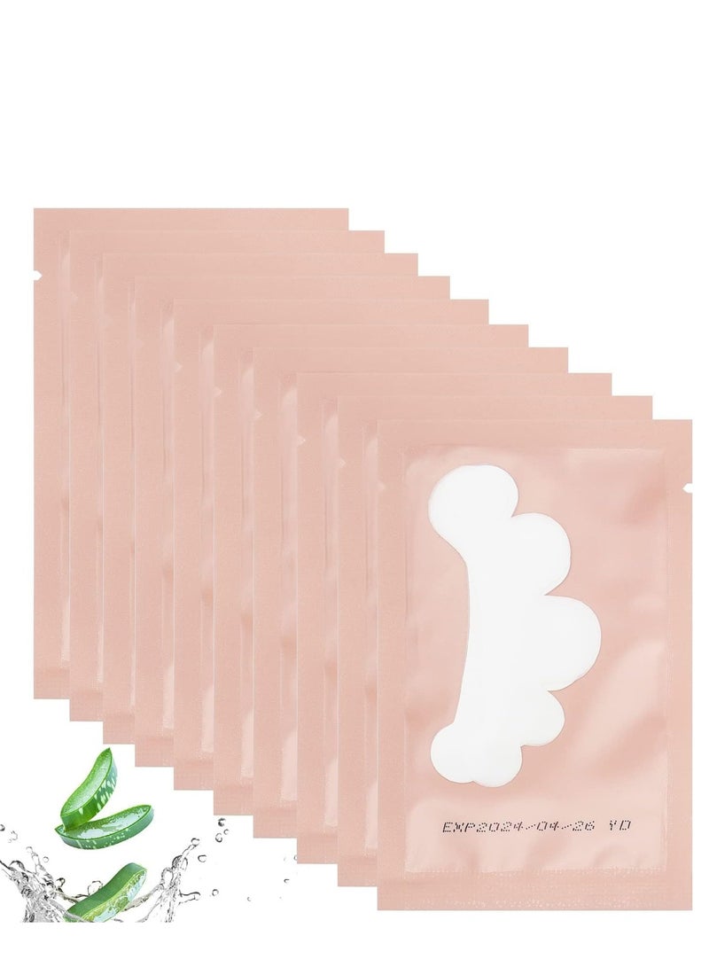 SYOSI 50 Pairs Eye Gel Pads, Lint Free Under Eye Patches for Eyelash Extensions, Premium Eye Mask Beauty Tool Kit (Pink) - Image 1