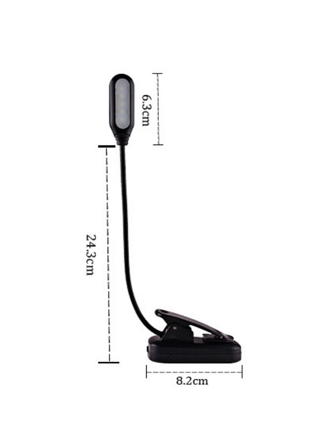 general Book Light for Reading in Bed, 10 Hours Runtime Rechargeable Book Light Clip on, Lightweight Small Book Reading Light for Reading in Bed - Image 2
