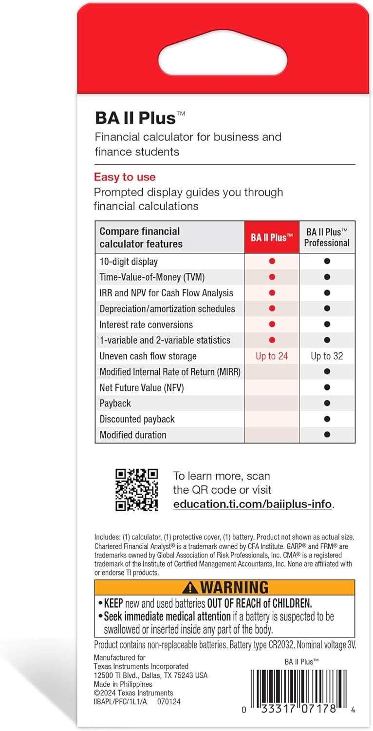 BA II Plus Financial Calculator - Image 3