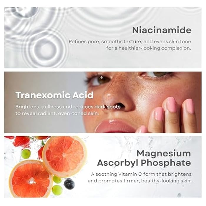 Clear Essence Skin Lightening Serum 1.7oz, Brightening Vitamin C for Face, Dark Spot Remover, Anti Aging, Hyperpigmentation & Acne Scar Correcting Serum - Image 4