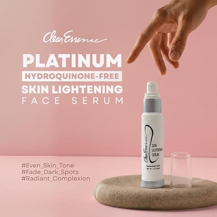Clear Essence Skin Lightening Serum 1.7oz, Brightening Vitamin C for Face, Dark Spot Remover, Anti Aging, Hyperpigmentation & Acne Scar Correcting Serum - Image 2