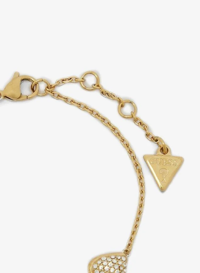 GUESS  Multi Hearts Pave Chain Bracelet for Women | Best Price UAE