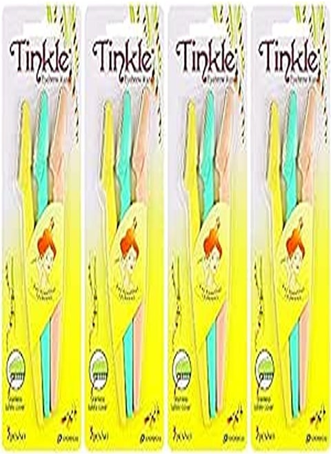 TINKLE Eyebrow Razor - 12 Pieces, basic, (Pack of 1)