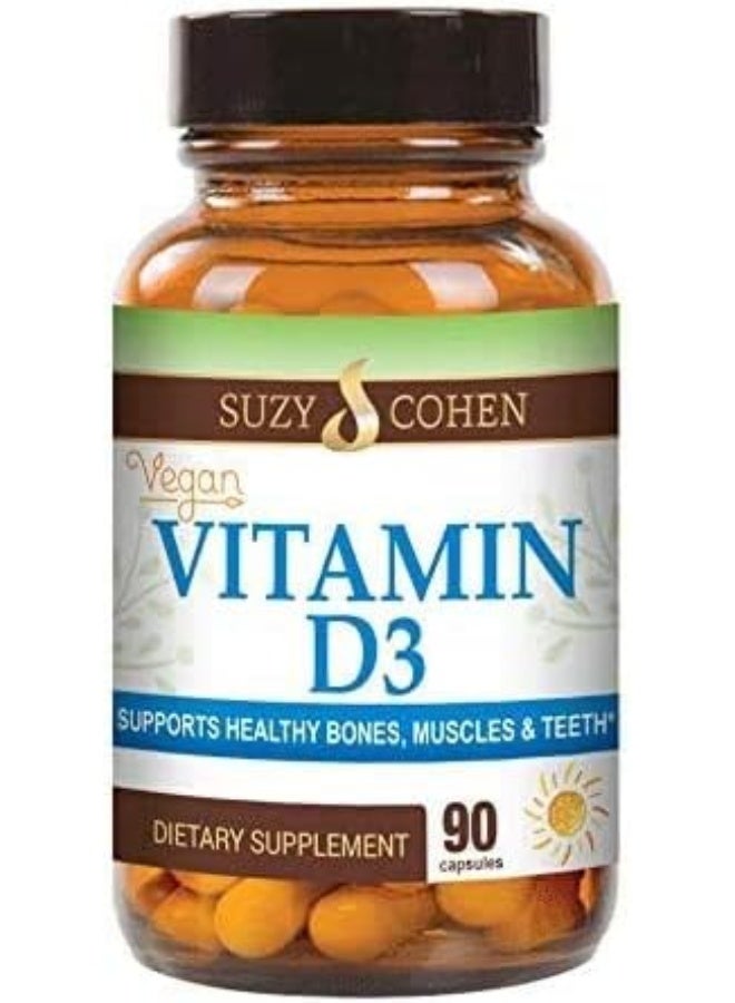 Script Essentials Vegan Vitamin D3 5,000 IU for Healthy Muscle Function, Bone Health, and Immune Support - Non-GMO, Gluten Free and Kosher Certified - 90 Servings - Image 1