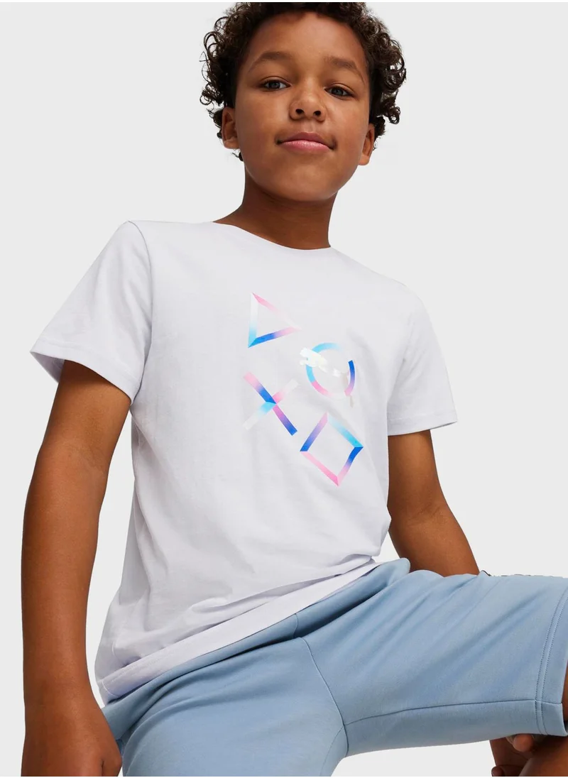 PUMA Kids Playstation Graphic T-Shirt