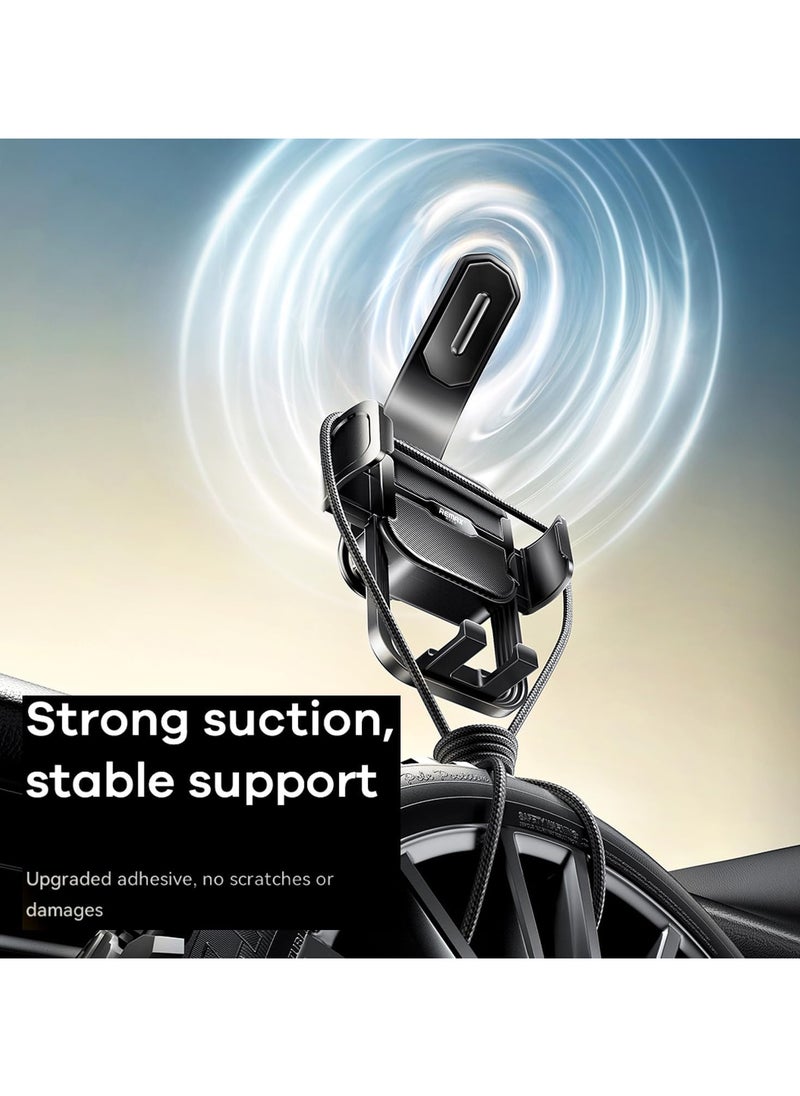 Remax Mena - CD Slot Car Phone Holder Multifunctional Folding Car Mount, Car Phone Mount Mobile Phone Stand in Car for iPhone Samsung Redmi, Black - Image 1