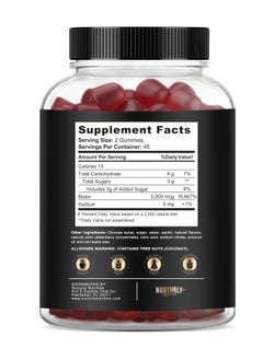 NURTURLY Vitamin B Complex - Contains All Essential B Vitamins - B1, B2, B3, B5, B6, B7, B9, B12 and Biotin - Super B Complex Vitamins for Energy, Immunity Support - 90 gummies  - Image 2