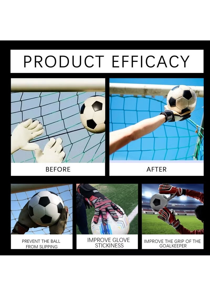 JUE-FISH Multifunctional Tackifier,Football glove tackifier, 30ML anti-slip goalkeeper spray, multi-functional goalkeeper glue - Image 5