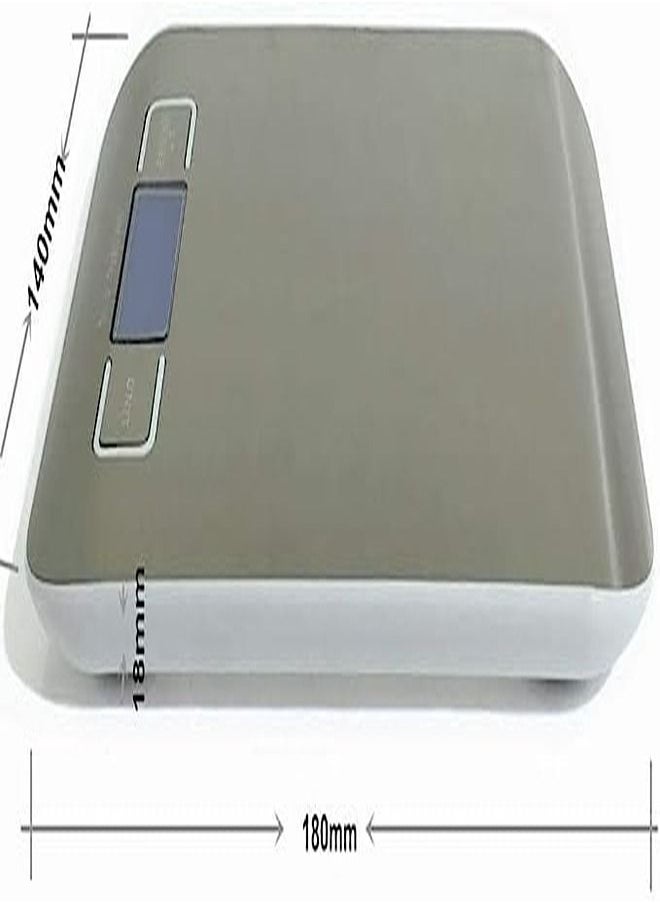 SCIENISH SCIENISH 1Pack Digital Scale 5Kg x 1g Food Diet Postal Kitchen Scales Balance Measuring Weight Slim LCD Electronic Household Scale  - Image 2