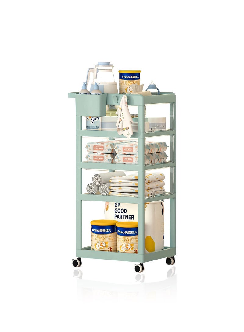 YEYA Multifunctional Baby Trolley Storage Shelf For Supplies - Image 2