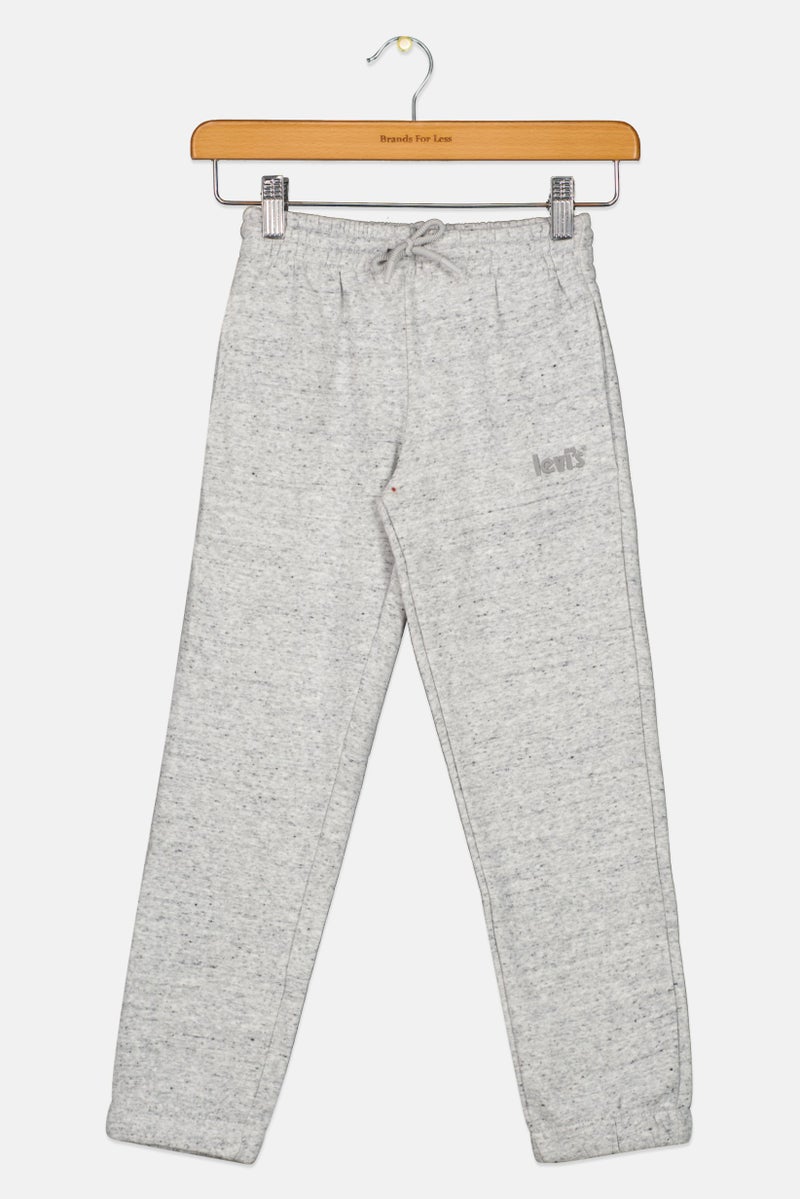 Levi's Kids Boy Heather Jogger Pants, Grey - Image 2