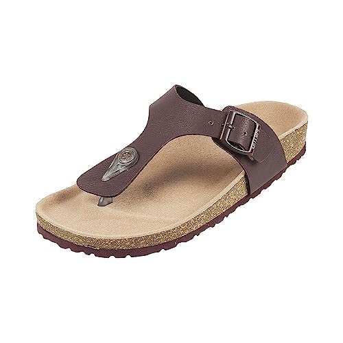 Metro Women Brown Flat Casual/Comfort Chappal UK/4 EU/37 (32-439) - Image 1