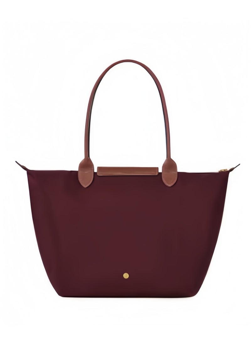 لونج شامب حقائب طويلة شانغ لا بلياج بمقابض كبيرة للكتف للنساء، حقيبة مكياج كبيرة متعددة الاستخدامات، حقيبة يد، حقيبة كتف - Image 4