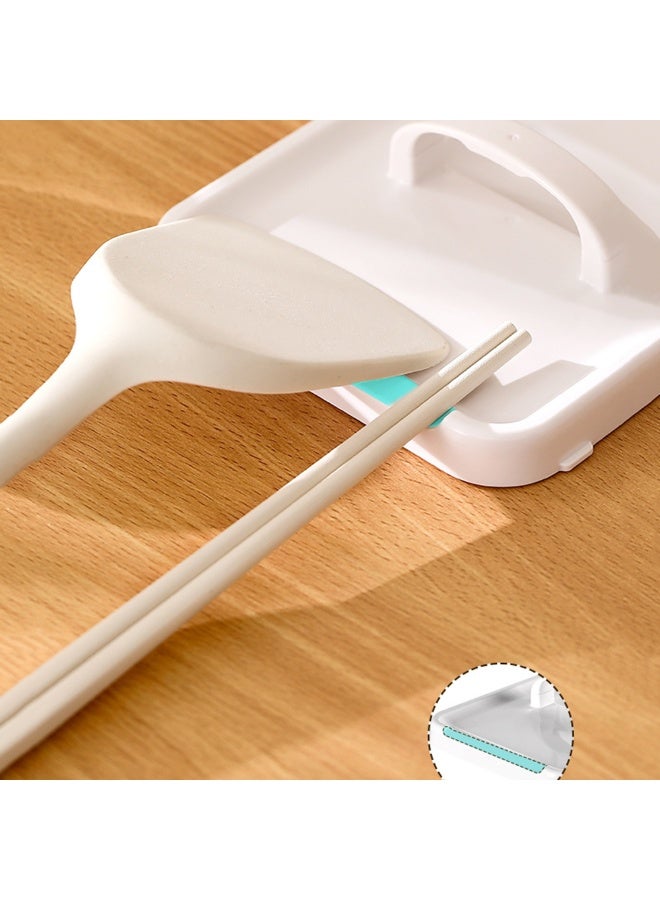 1pcs Pot Lid Holder, Lid And Spoon Rest Holde，Foldable Pan Lid Organizer Stand , Multifunctional Utensils Pan Pot Cover Lid Rack Shelf For Stove Top，Suitable For Placing Shovels, Pot Lids - Image 3