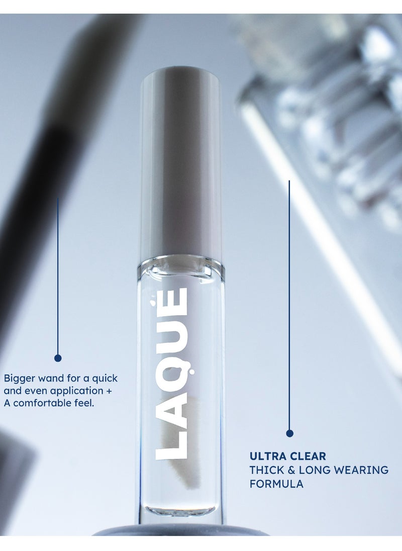 LAQUÉ Super Gloss Long-Wearing Lip Gloss + Castor Oil  - Image 2