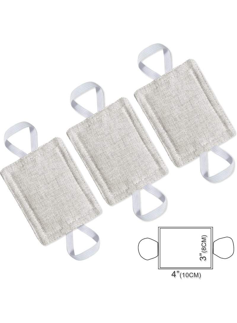 Door Silencer Quiet Door Closer Cushion, Padded Door Latch Cover for Nursery, Baby, Light Sleepers Noise Reduced Prevent from Locking for Toddler Safety - 4 x 3 inch, Natural Colored, Pack-3 - Image 5