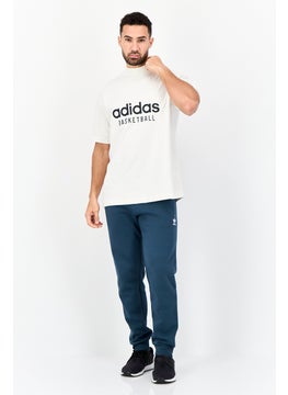 Adidas Men Sportswear Fit Short Sleeve Basketball T-Shirt, White  - Image 3