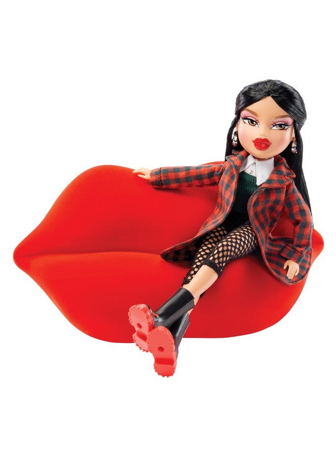 براتز مجموعة ألعاب وأثاث Bratz Funky Fashion Furniture Lip Couch وشاشة العرض، تناسب دميتين - Image 2