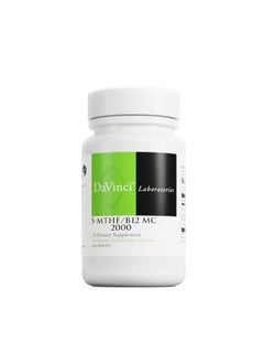 Davinci DAVINCI Labs 5-MTHF/B12 MC 2000 - Active Forms of Vitamin B12 & Vitamin B9 (Folate) Supplement - Helps with Pregnancy Support, Heart Health, Brain Health & More* - 60 Capsules  - Image 1