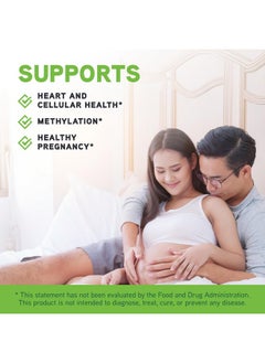 Davinci DAVINCI Labs 5-MTHF/B12 MC 2000 - Active Forms of Vitamin B12 & Vitamin B9 (Folate) Supplement - Helps with Pregnancy Support, Heart Health, Brain Health & More* - 60 Capsules  - Image 2