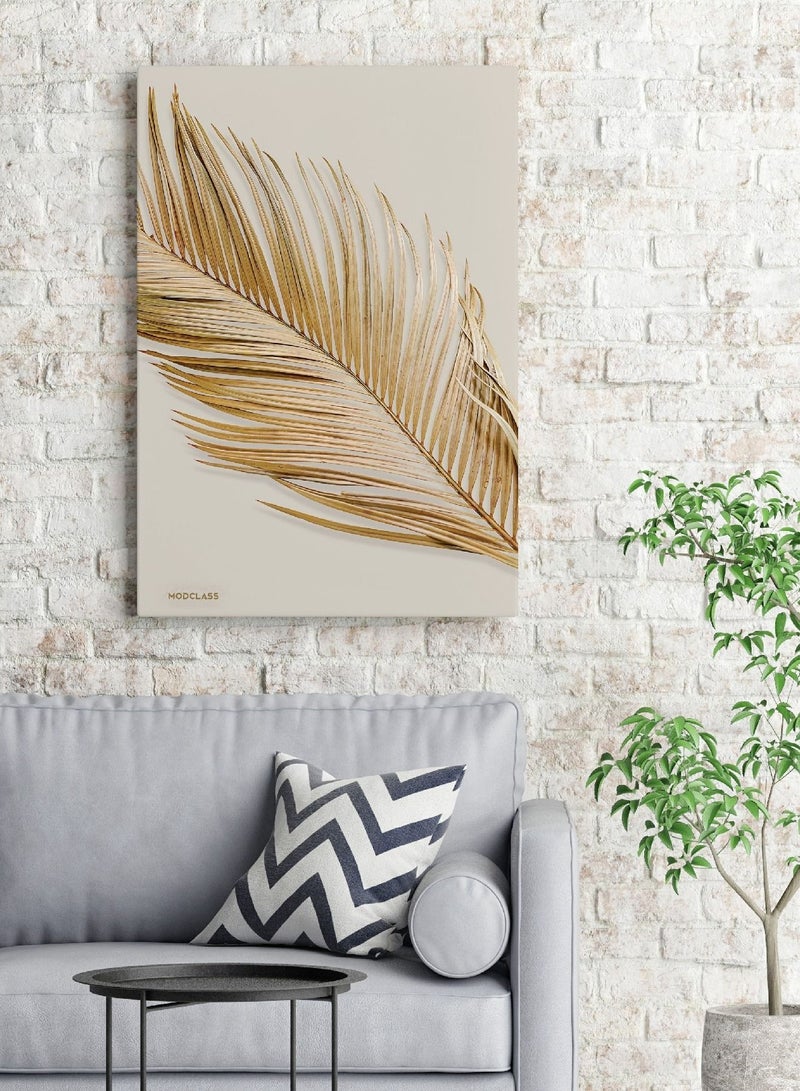 مودكلاس لوحه جداريه كانفس بتصميم ريشه - Image 1